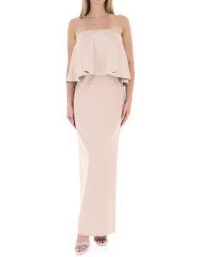 Abito a fascia BEIGE XS - Rinascimento - FashionsVida