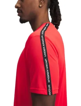 T-shirt à Manches Courtes Tech Taping Red / Black XL - Under armour - FashionsVida