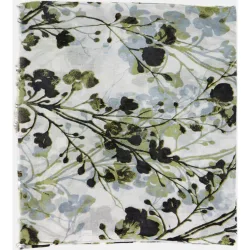 Pañuelo de viscosa con estampado floral
