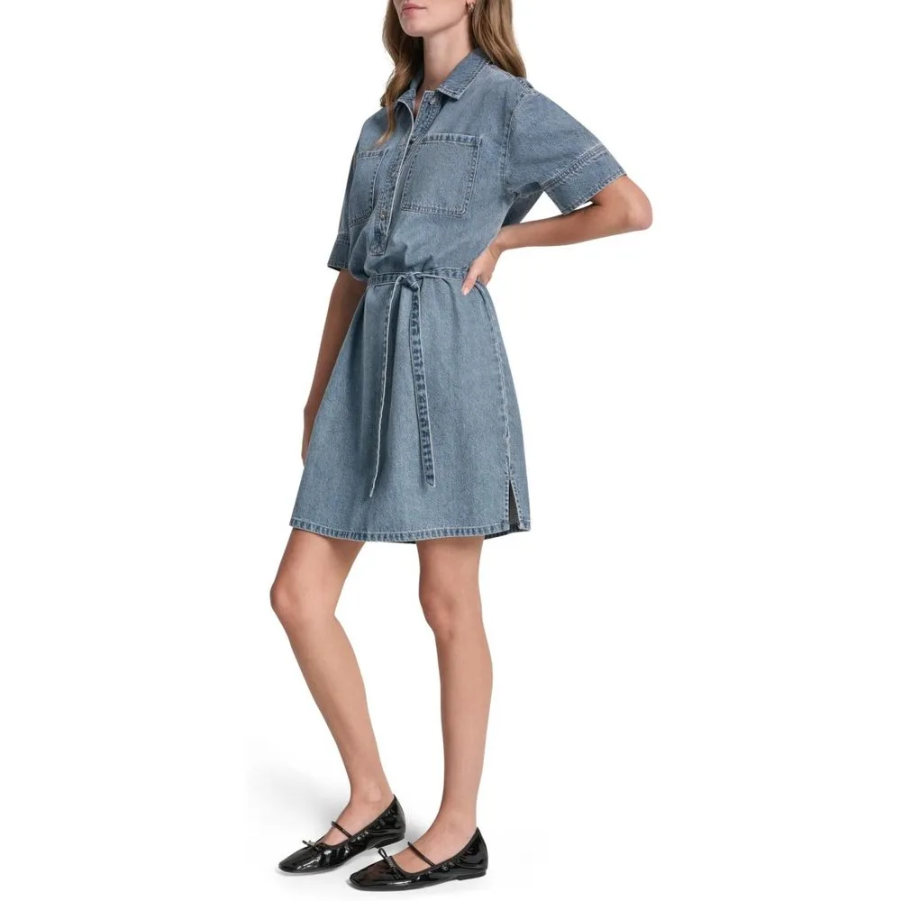 Dkny Jeans - Vestido corto denim - DKNY Jeans - FashionsVida