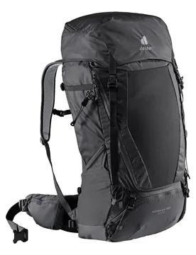 Sac à dos de trekking - Futura Air Trek 60+10 Black Graphite - Noir - Deuter - FashionsVida