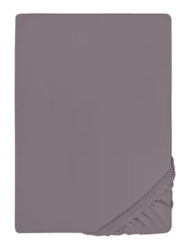 Jersey-Elastic-Topper-Spannbetttuch silber/grau, 1x 90x190 cm - 100x220 cm - Biberna - FashionsVida