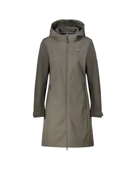 Abrigo Softshell de Invierno para Mujer Touloluse con Capucha gris 46 - Meru - FashionsVida