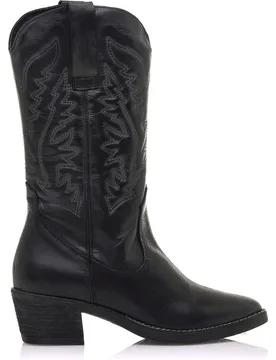 Botas de cowboy para mujer en piel - mustang - FashionsVida
