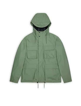 Giacca antipioggia verde chiaro S - Rains - FashionsVida