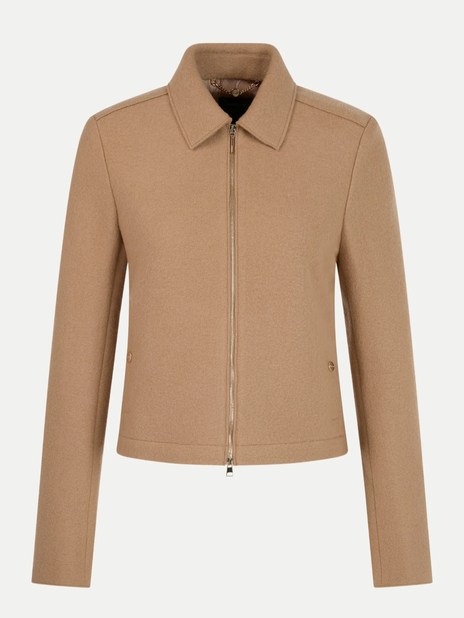 Cain Kurze Walkjacke aus Wolle Beige 38 - Marc - FashionsVida