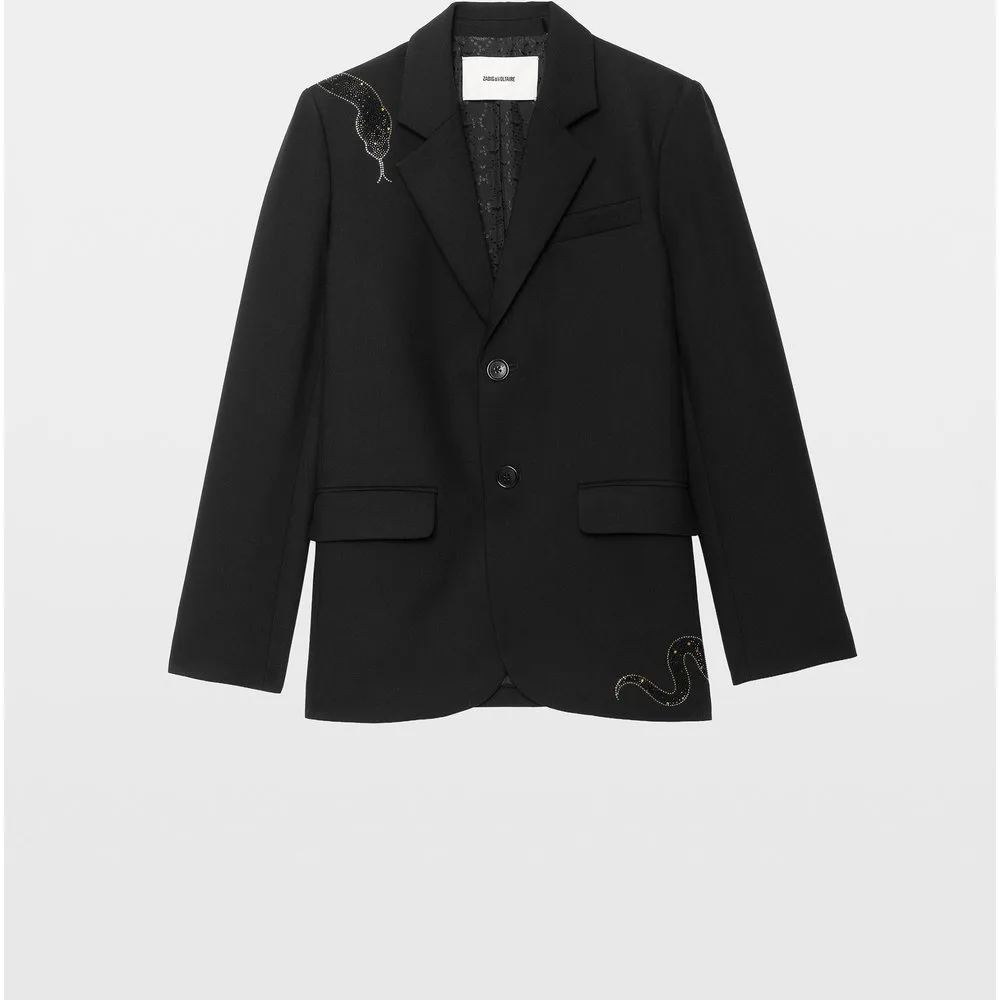 Zadig & Voltaire - Blazer sastre oversize de mujer con strass - Zadig & Voltaire - FashionsVida