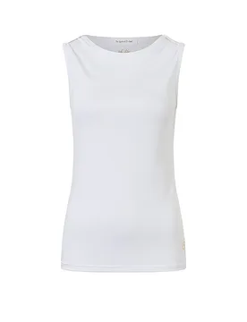 Damen Yogatank Bambus weiss L W - SPIRIT OF OM - FashionsVida