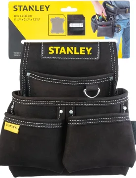 Bolsa Cuero Doble Bolsillo Clavos - Stanley - FashionsVida