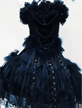 A peffy and fashionable dark style dress - Aliexpress - FashionsVida