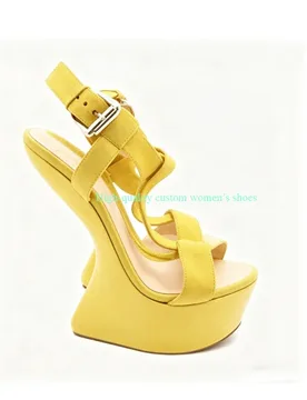 Purple Toes Broadband Combination Heelless Luxury Women's Shoes Runway Style Extra High Waterproof Platform Hot Selling Shoe - Aliexpress - FashionsVida