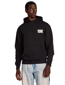 Bosco Uomo - Felpe con cappuccio Nero - Taglia S - Pile di cotone S - Street Cartel - FashionsVida