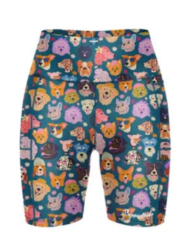 Womens Who Let The Dogs Out Fitted Shorts - - Size: XS - happystride - FashionsVida