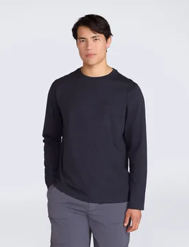 Otis Mens Long Sleeve T-Shirt - Black - Animal - FashionsVida
