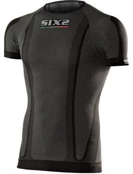 Maglia Girocollo Bambino Maniche Corte Carbon KTS1 Nero taglia 6y - Sixs - FashionsVida