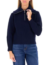 Maglione lana vergine BLU NAVY XS