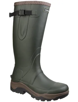 Unisex Compass Rubber Green Wellington Boots - Size Uk 5 - Cotswold - FashionsVida