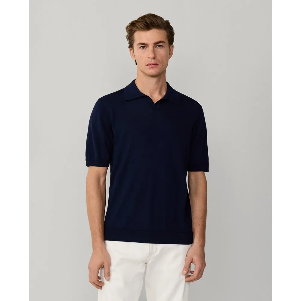 Polo de hombre manga corta de punto de algodón - Façonnable - FashionsVida