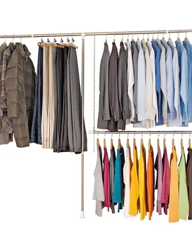 Teleskop-Garderoben-Set Edelstahl 3-teilig - WENKO - FashionsVida