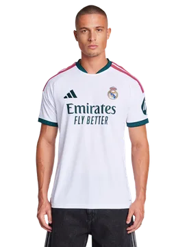 Real Madrid Herren Trikots/Replikate - Weiß - Größe M - Poly Jersey White M - Adidas - FashionsVida