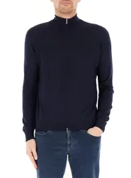 Cardigan con zip BLU NOTTE 58
