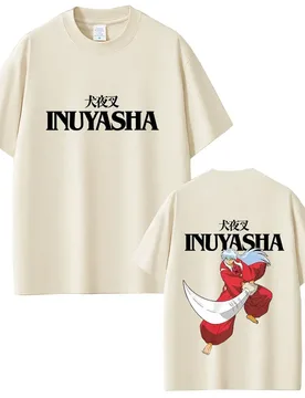 Anime Inuyasha Graphic T-shirt Men's Women's Fashion Casual Oversized Short Sleeve Unisex Vintage Cartoon Harajuku T Shirts Tops - Aliexpress - FashionsVida