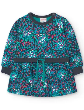 Boboli Vestito A Maniche Lunghe Fleece Printed Print 18 Mesi - BÒBOLI - FashionsVida