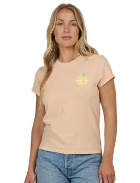 T-shirt à Manches Courtes Simplicity Modern Apricot S - Salty Crew - FashionsVida