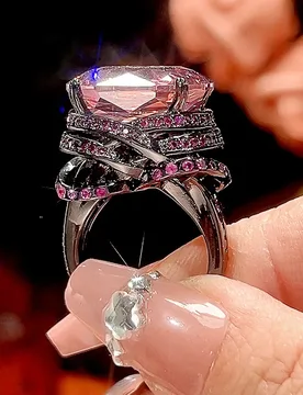 Oversized Spiral Cut Gem Ring Adjustable Green Purple 18mm Big Stone Cocktail Ring Luxury Statement Jewelry Women Fashion Gift - Aliexpress - FashionsVida