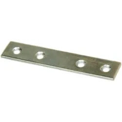 Placa zincada canto cuadrado - 81112 - 100 MM