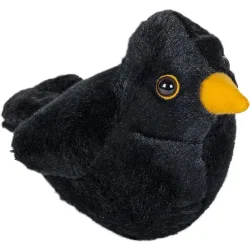 Peluche pájaro Mirlo