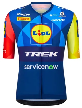 Maillot à Manches Courtes Lidl Trek 2026 - Santini - FashionsVida