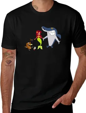 Cartoon Famous and Sharko Zig T-Shirt Fashion Letter Print T-Shirt - Aliexpress - FashionsVida