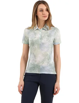Chervo Polo Allprint, grün/weiß/blau 40 - Chervò - FashionsVida
