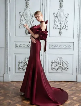 Personalized design of a fish-tail elegant banquet dress for toasting - Aliexpress - FashionsVida
