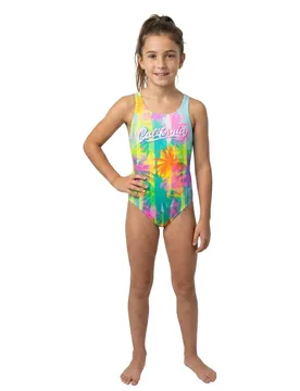 Cali Palms Swimsuit Green 5-6 Years Girls - TURBO - FashionsVida
