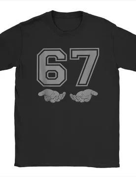 Men's Funny 67 Meme T Shirt Cotton Clothing Novelty Short Sleeve Round Collar Tees Plus Size T-Shirt - Aliexpress - FashionsVida