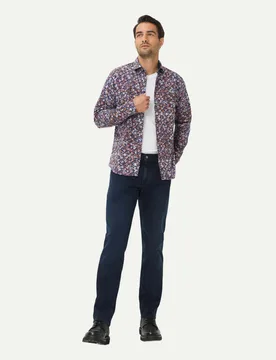 Brax Hemd HAROLD P Mehrfarbig L - Brax - FashionsVida