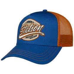 Classic Patch Trucker Cap by - blue - Female - Size: One Size
