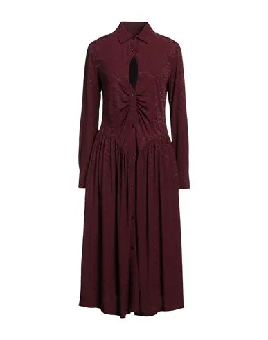 Vestido midi Mujer Burdeos 34,36 Mujer - PINKO - FashionsVida