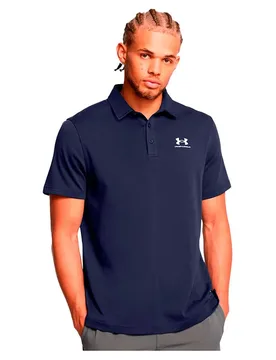 Polo à Manches Courtes Icon Midnight Navy / White M - Under armour - FashionsVida