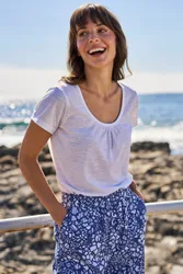 Agra Quick-Dry Womens T-Shirt - White - White - Size: 8