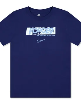 Boys K Nsw T Haaland In Blue Void - Size 11-12y - Nike - FashionsVida