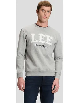 Sudadera con cuello redondo de hombre en de corte regular - Lee - FashionsVida