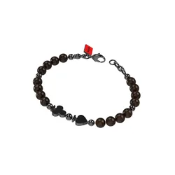 Hugo Bracelet 50566275 Red Brown Overflow One Size