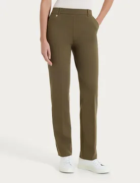 Pantalone dritto donna verde scuro - Ragno - FashionsVida