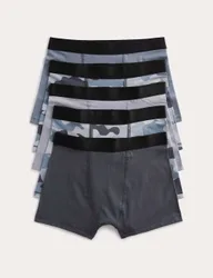 Pack Cotton with Stretch Camo Mix Trunks (5-16 Yrs) Multi male