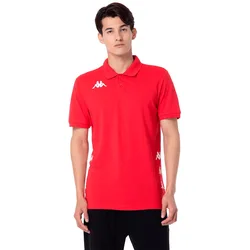 Polo à Manches Courtes Gastio Red / White L