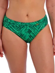 Womens Punta Mita Bikini Brief - Green Polyamide - Size X-Small