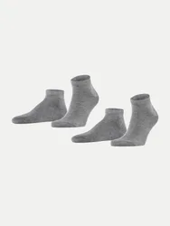 Er Pack Sneakersocken Grau 39-42